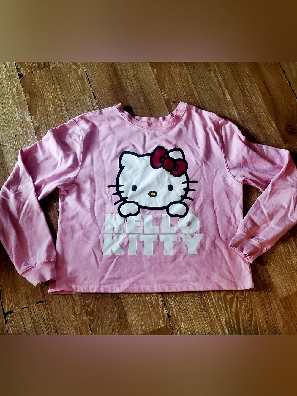 Thick Hello Kitty Pink Long-Sleeve Top